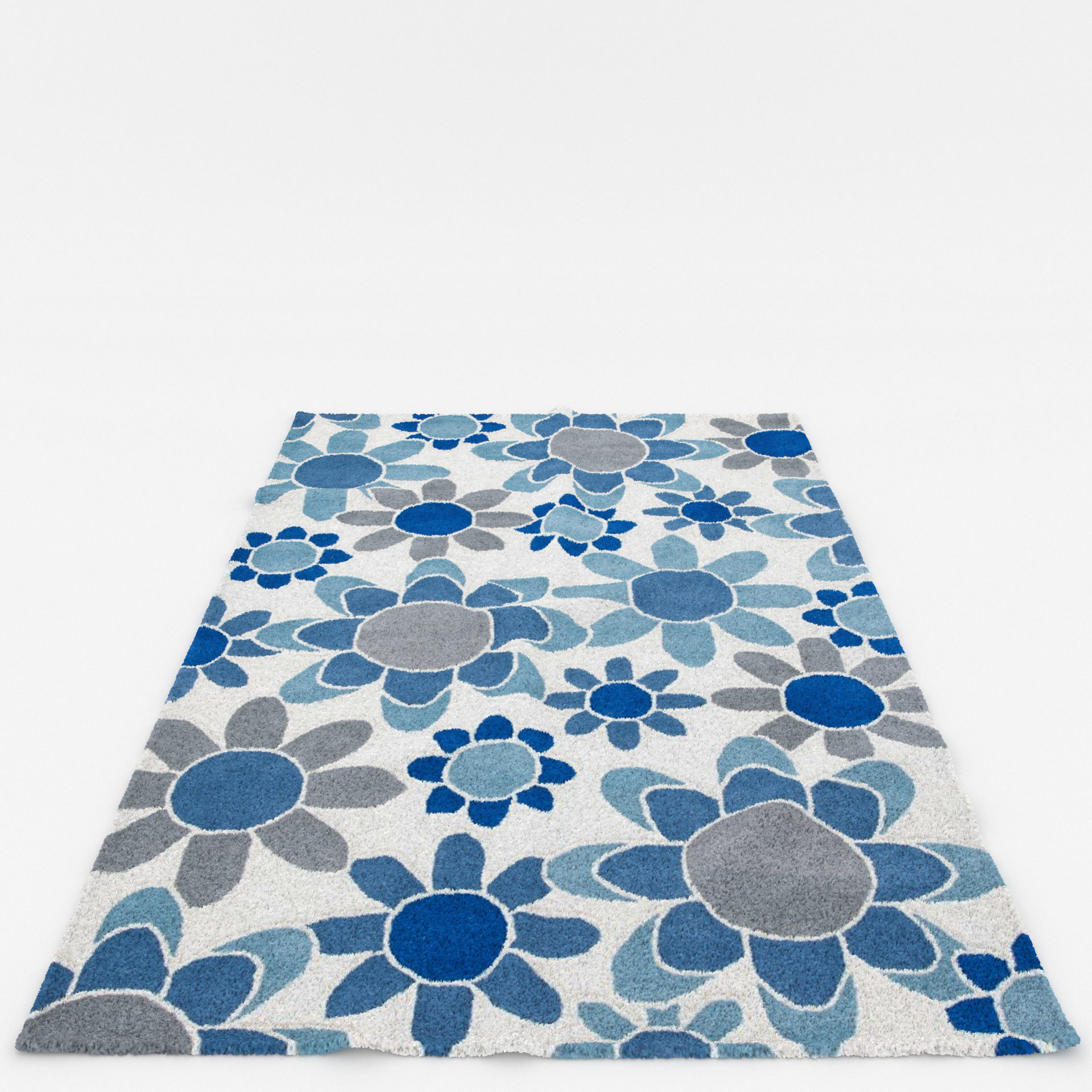 Rugs No 733 Low-poly 3D model_10