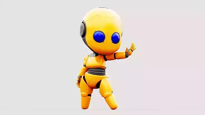 TOON  BOT RIGGED CHARACTER