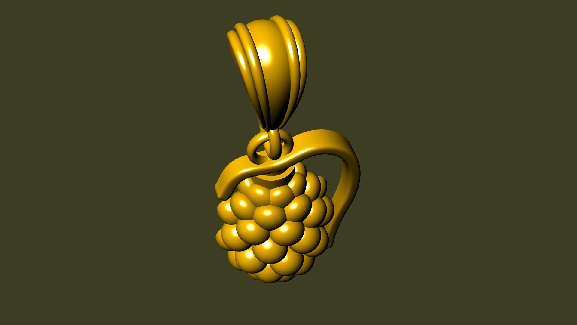 grenade pendant stl verified 3D print model_17