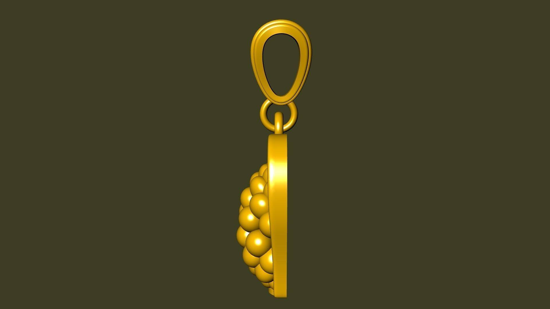 grenade pendant stl verified 3D print model_14