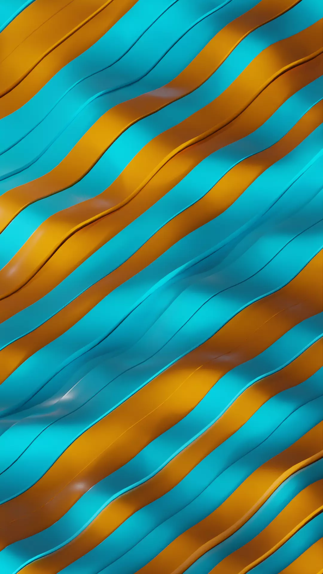 waves 3D piece of cloth Low-poly 3D model_0