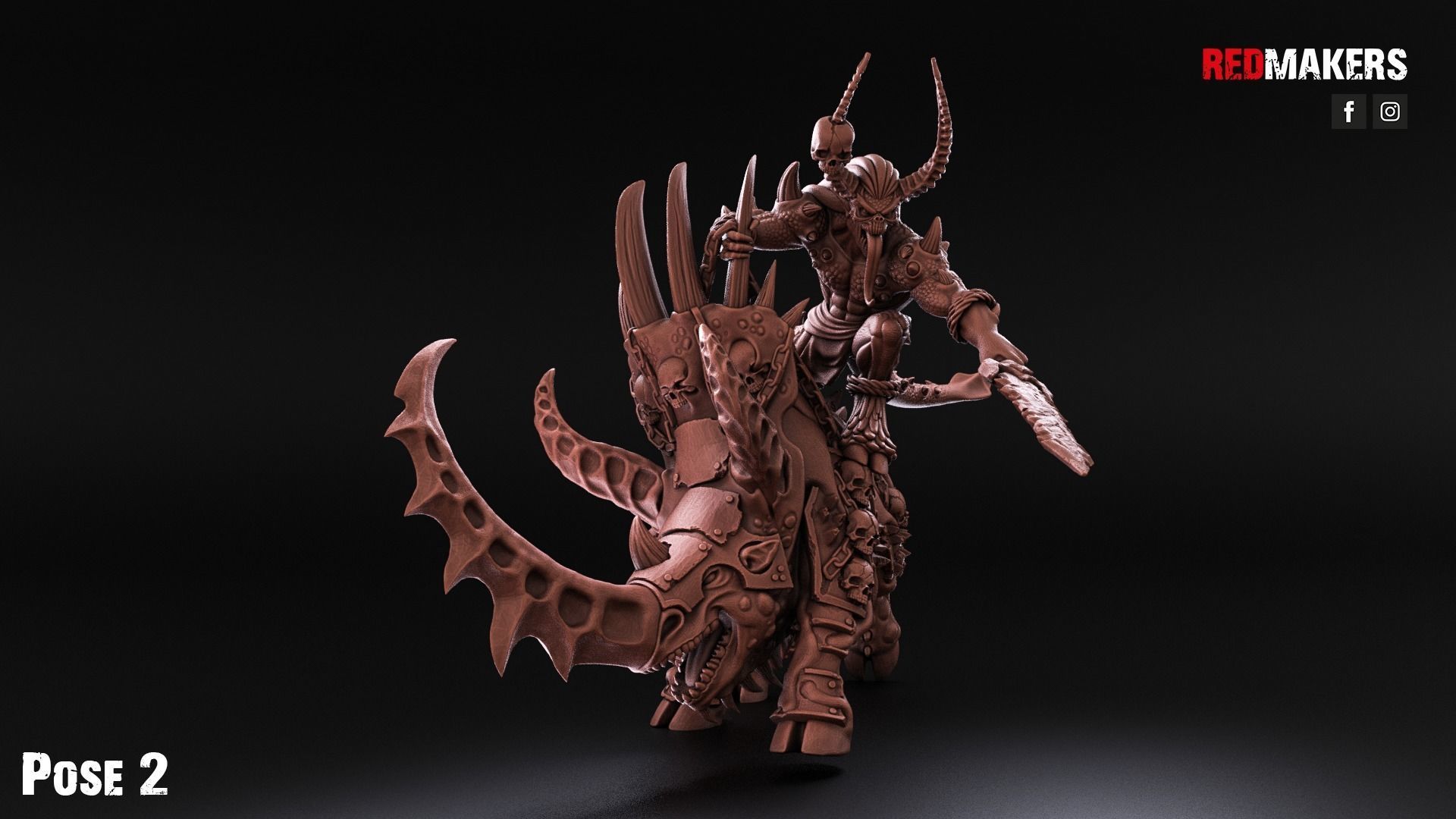 Bloodthirsty Riders - Demons 3D print model_11