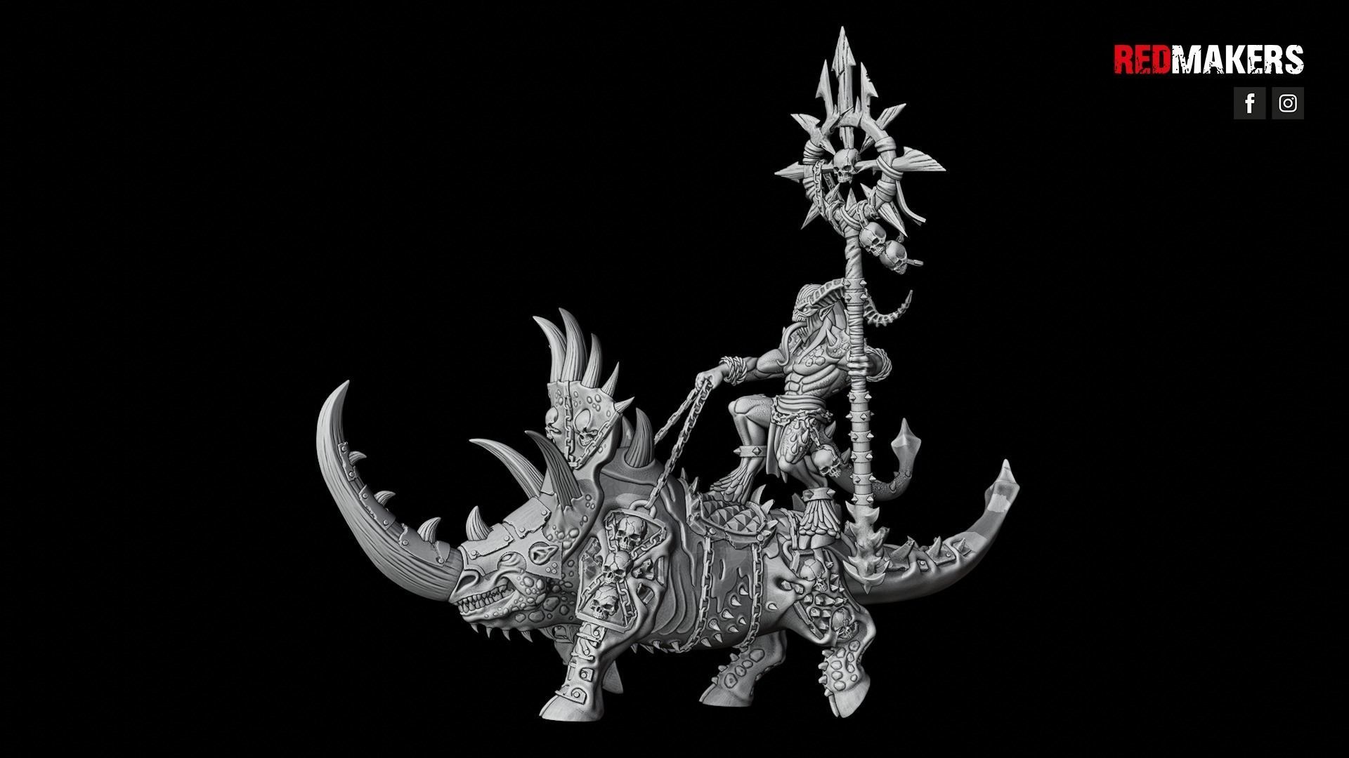 Bloodthirsty Riders - Demons 3D print model_35