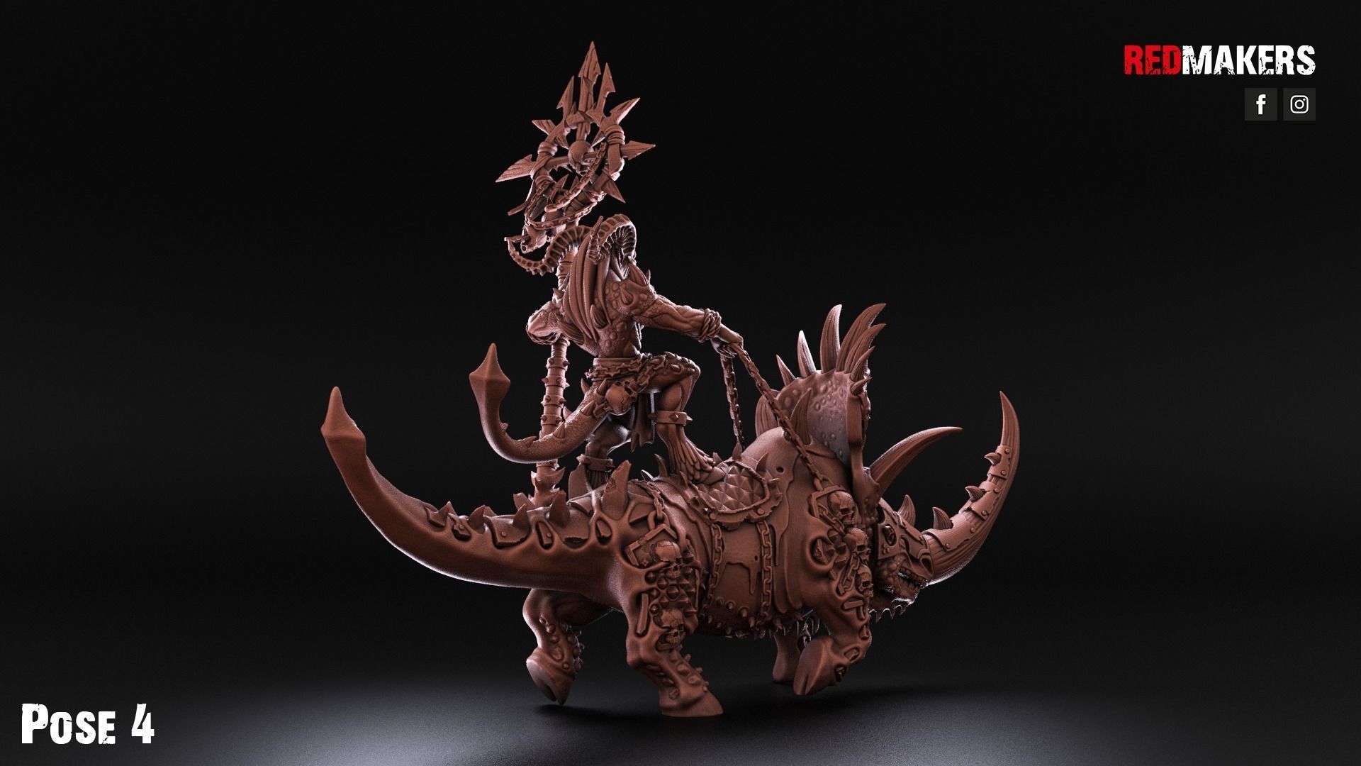 Bloodthirsty Riders - Demons 3D print model_20