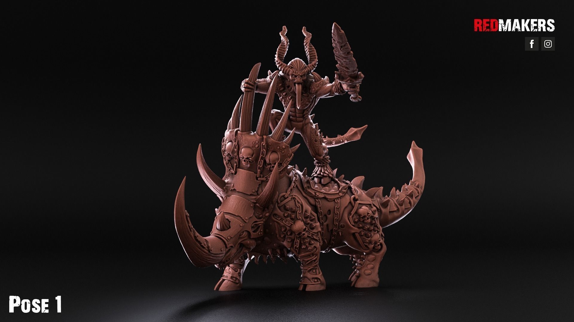 Bloodthirsty Riders - Demons 3D print model_8