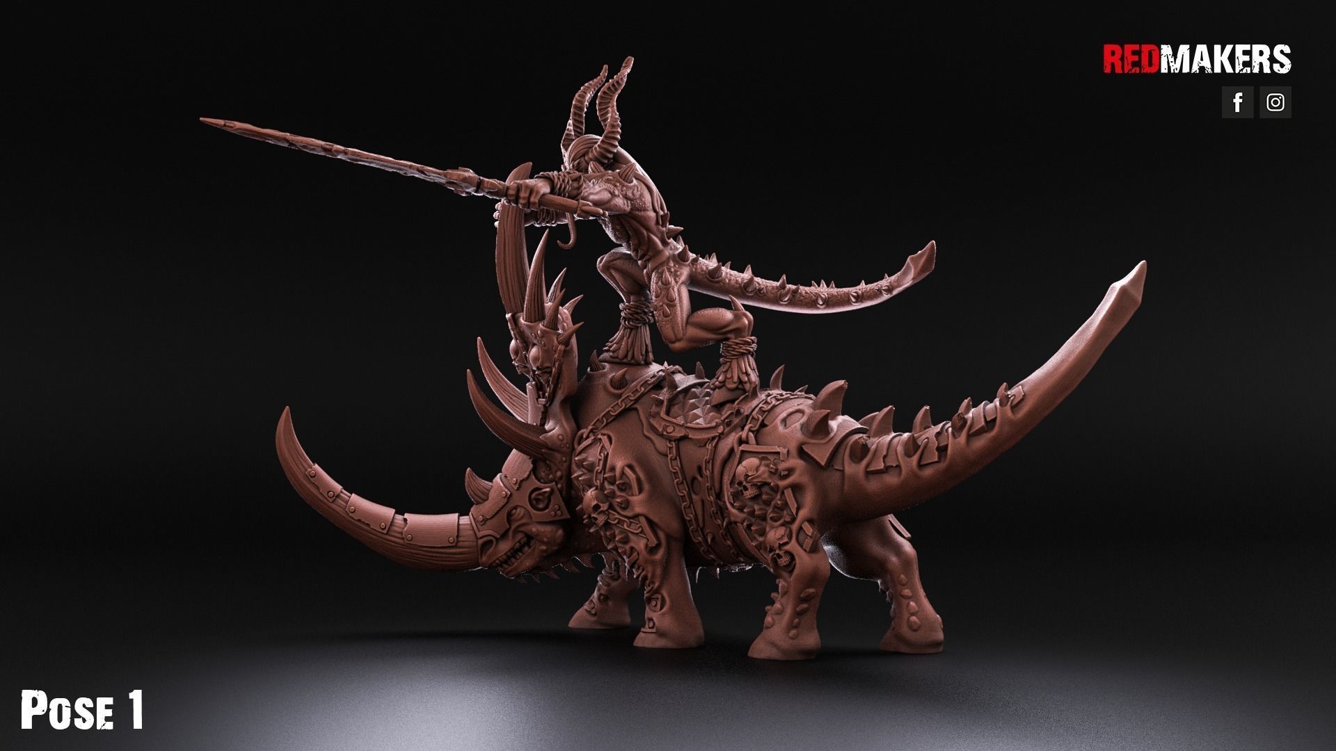 Bloodthirsty Riders - Demons 3D print model_10