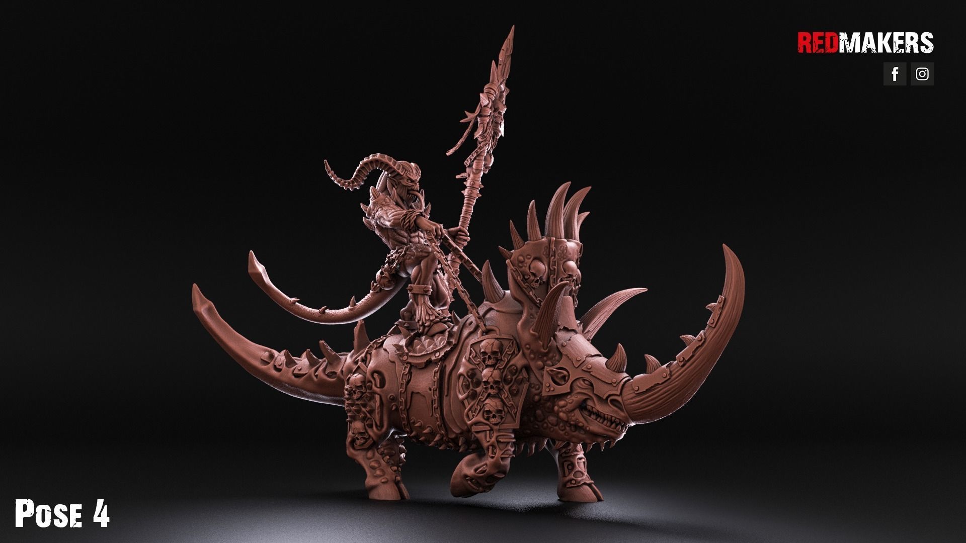 Bloodthirsty Riders - Demons 3D print model_19