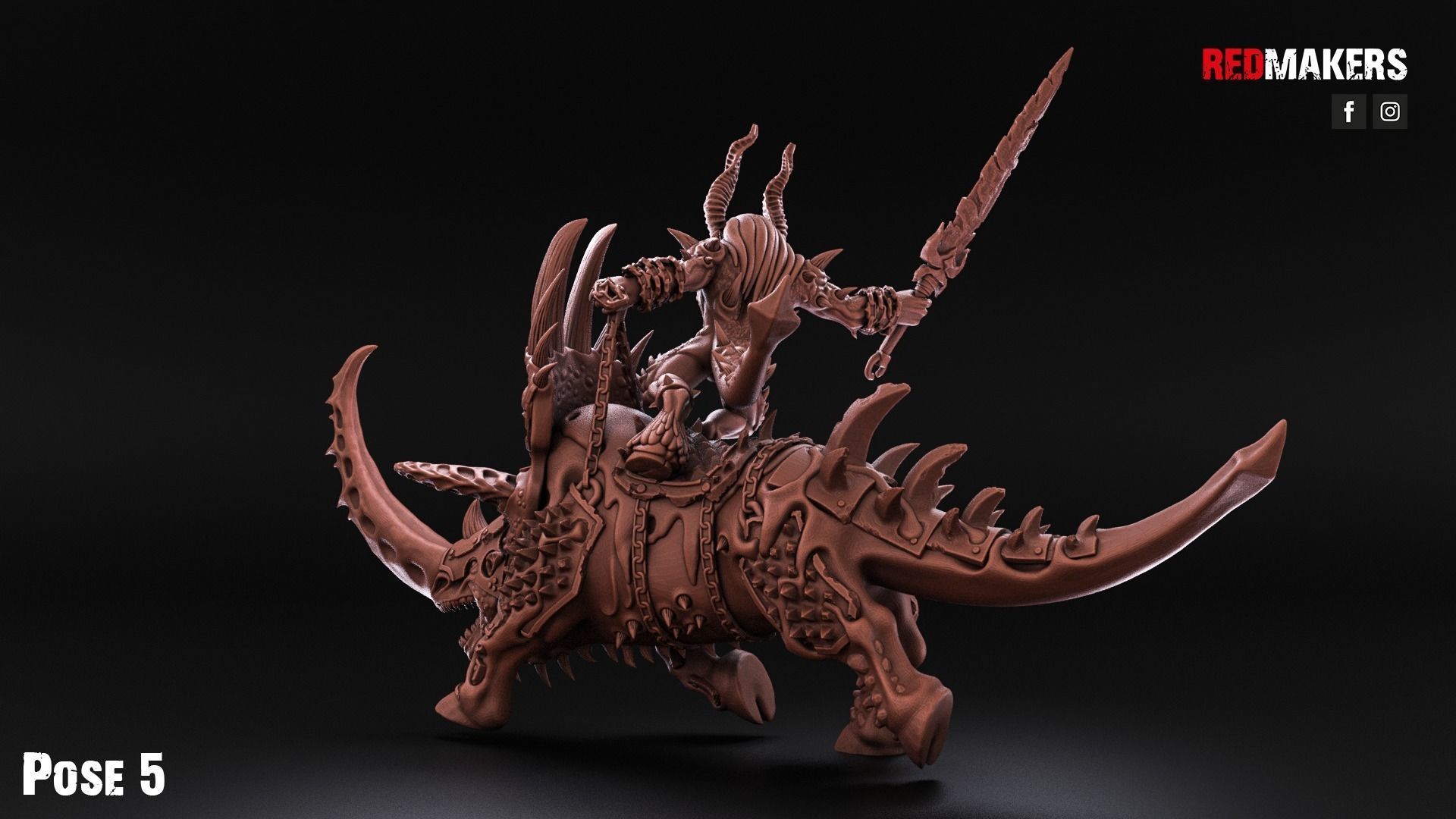 Bloodthirsty Riders - Demons 3D print model_23