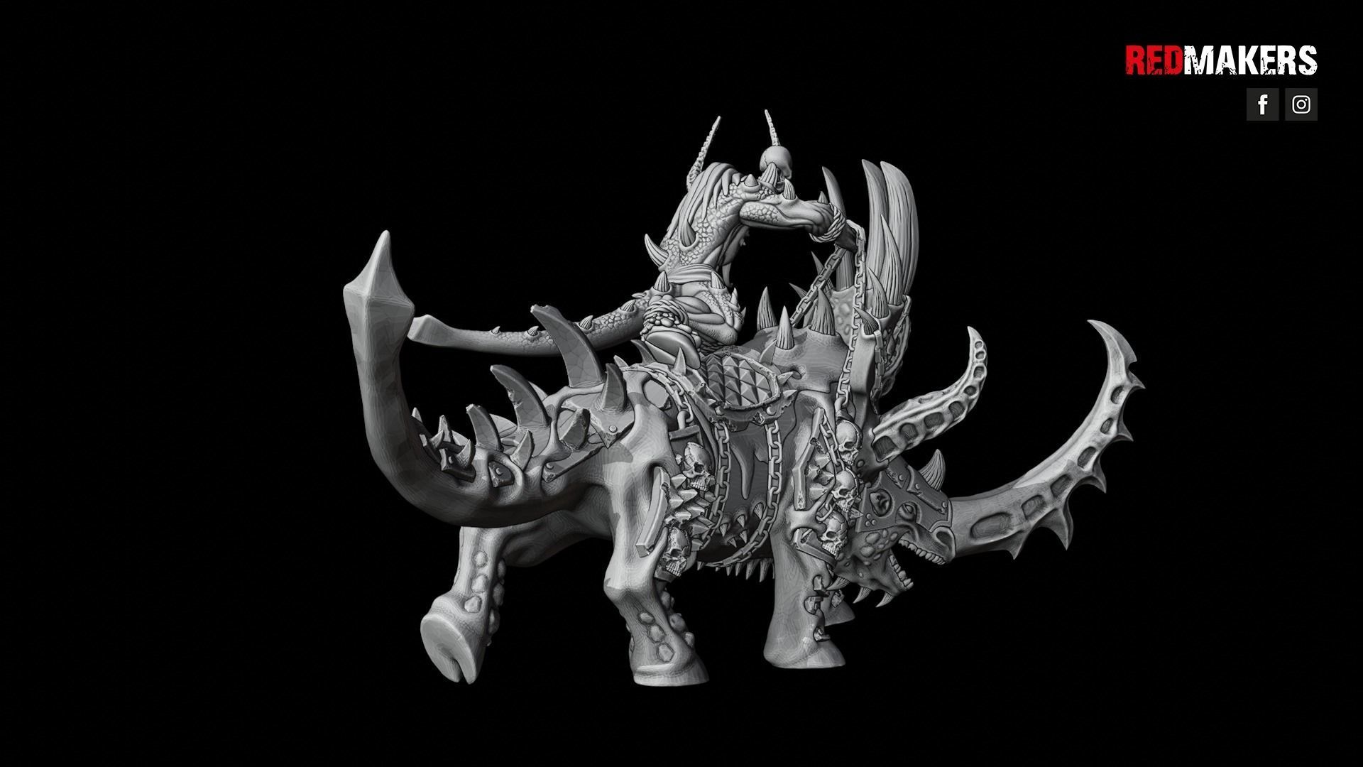 Bloodthirsty Riders - Demons 3D print model_30