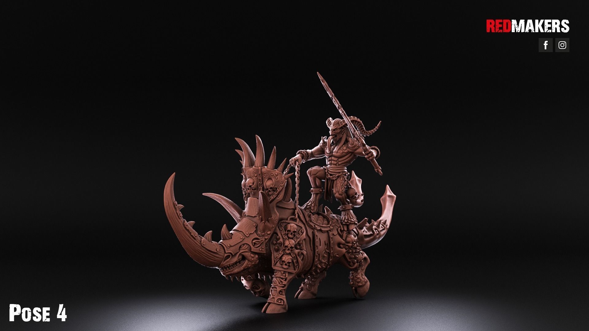 Bloodthirsty Riders - Demons 3D print model_21