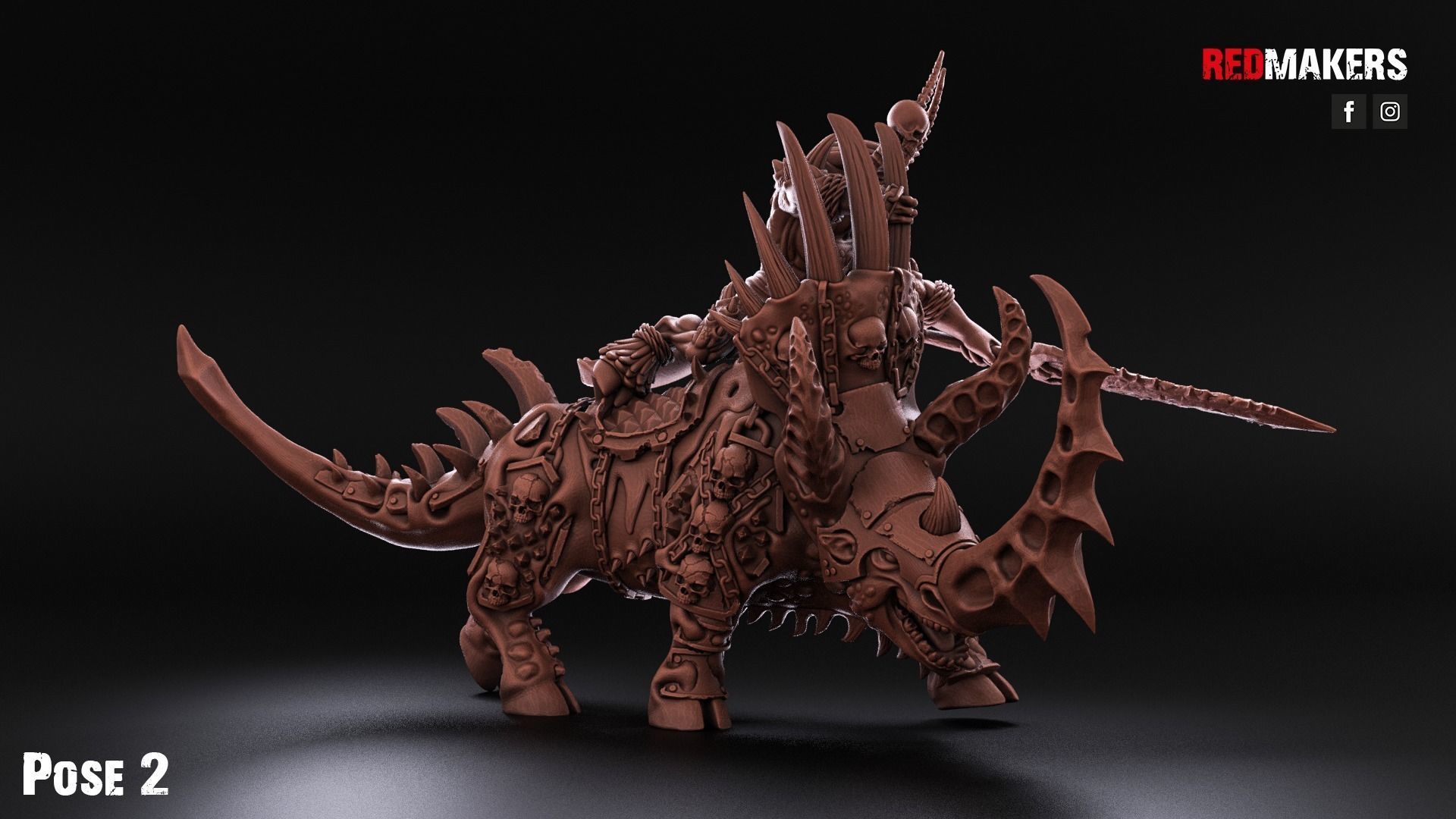 Bloodthirsty Riders - Demons 3D print model_12
