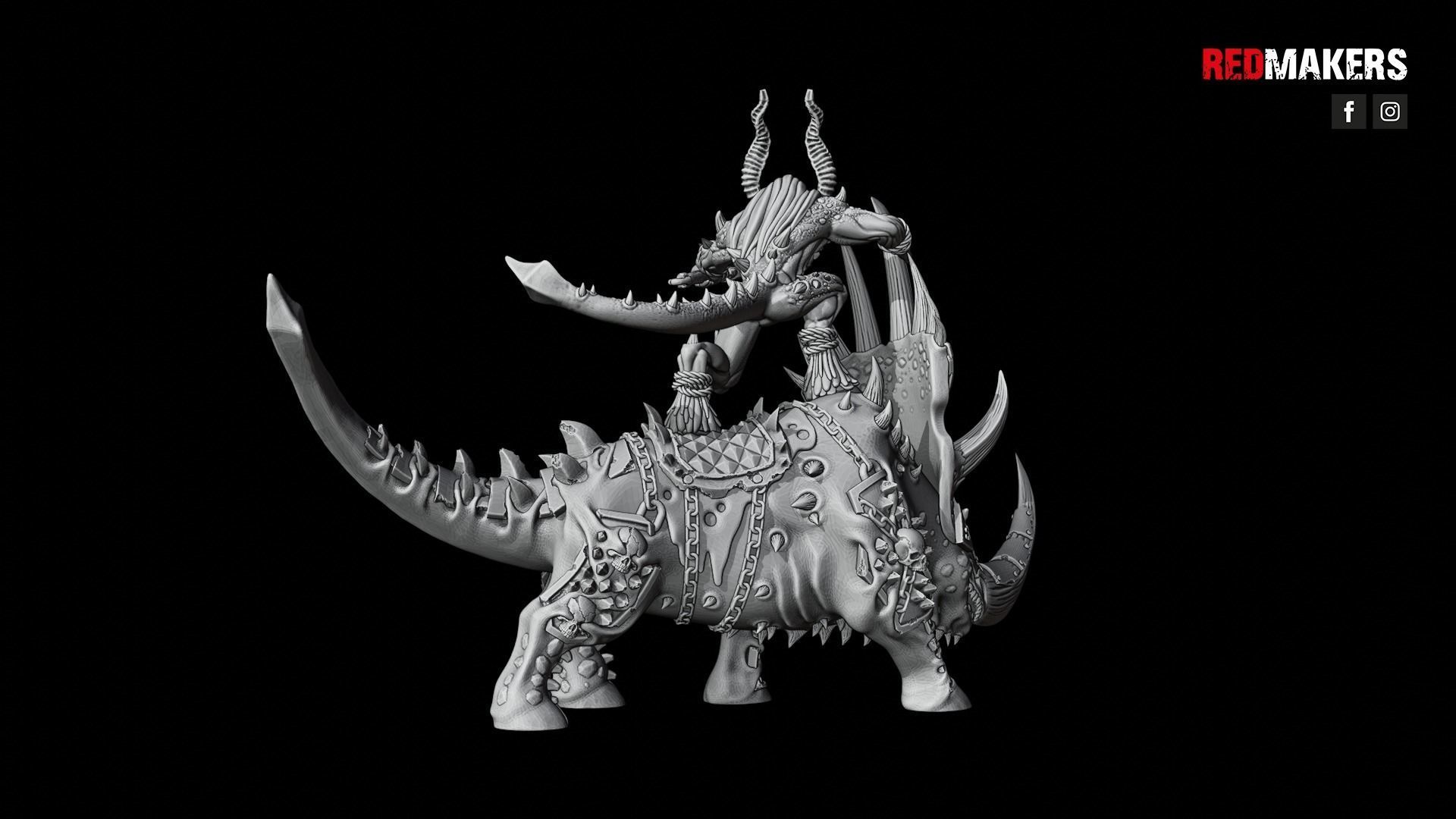 Bloodthirsty Riders - Demons 3D print model_27