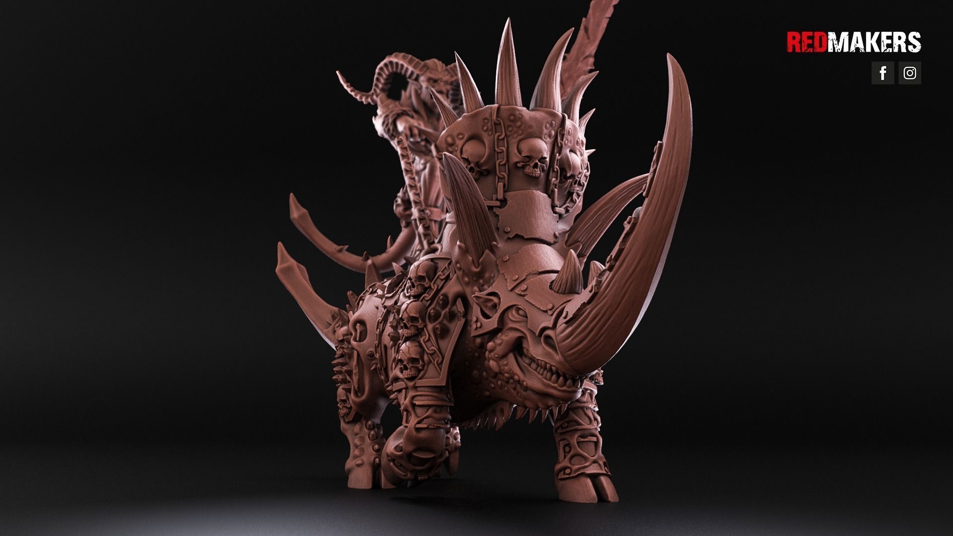 Bloodthirsty Riders - Demons 3D print model_7