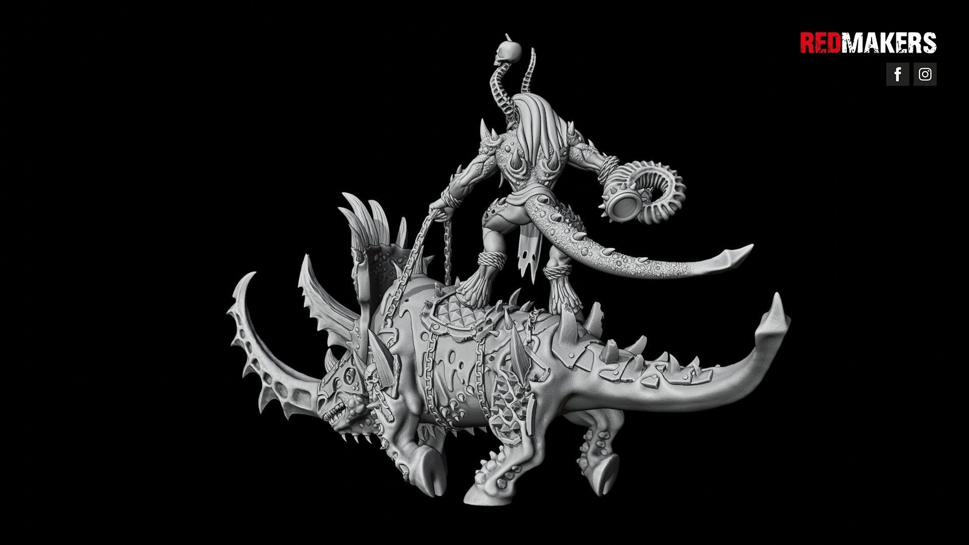 Bloodthirsty Riders - Demons 3D print model_33