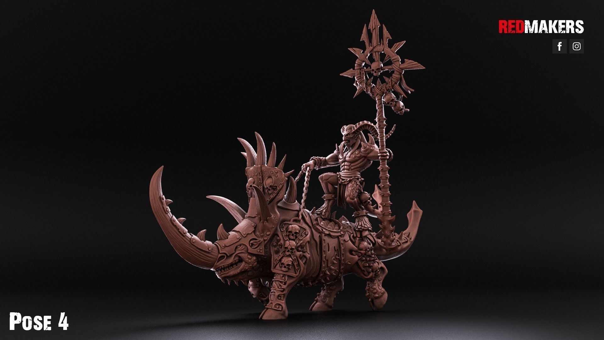 Bloodthirsty Riders - Demons 3D print model_18