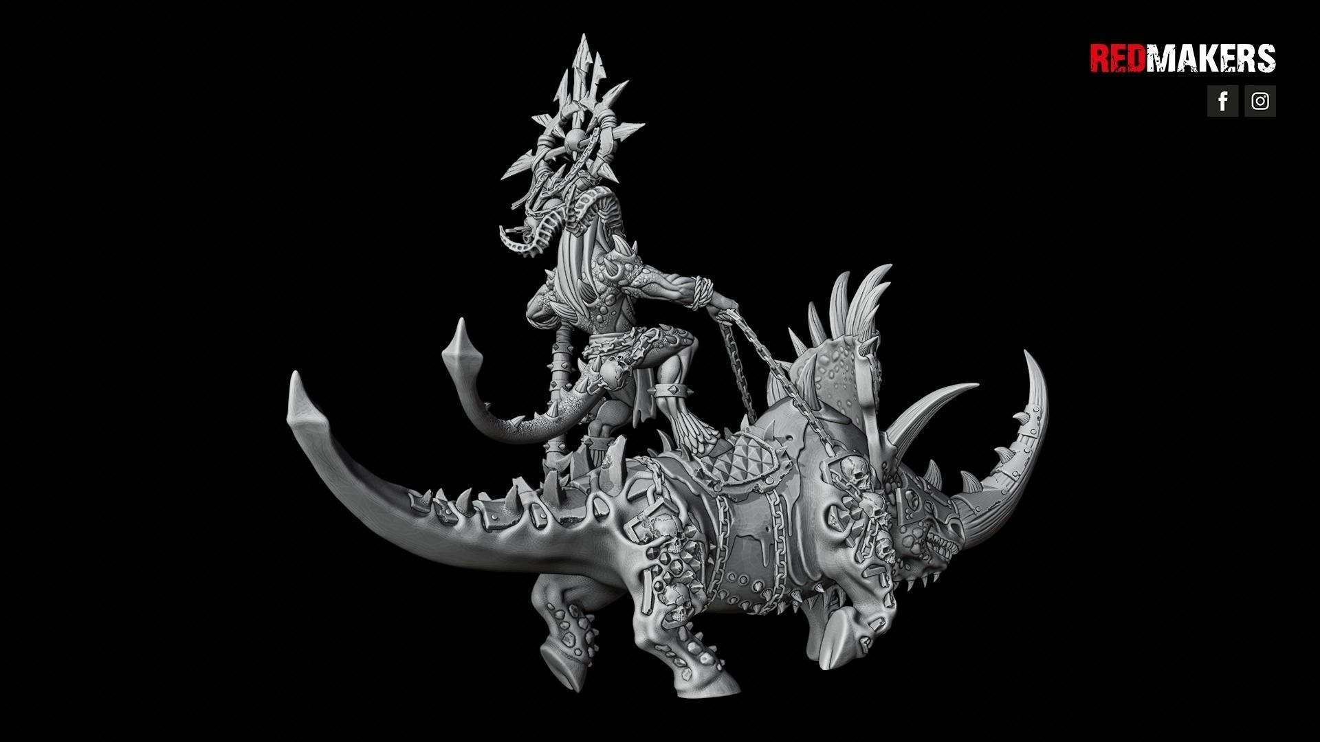 Bloodthirsty Riders - Demons 3D print model_36