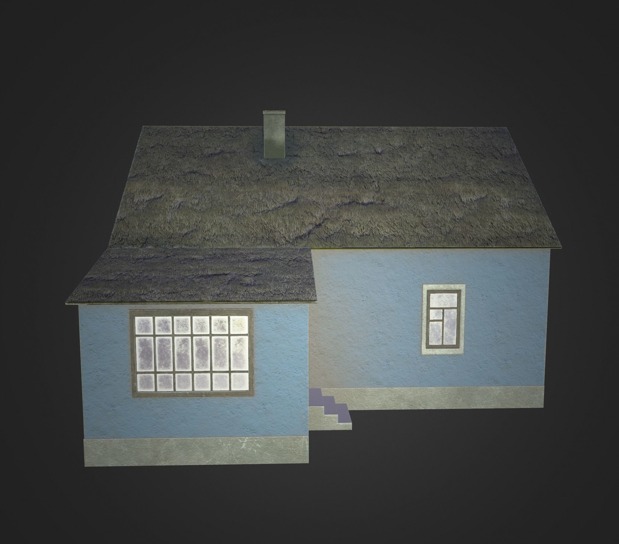 Village building II 3D model_8