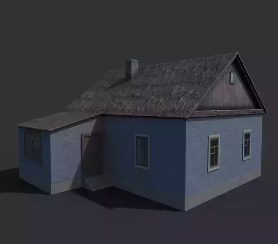 Village building II 3D model