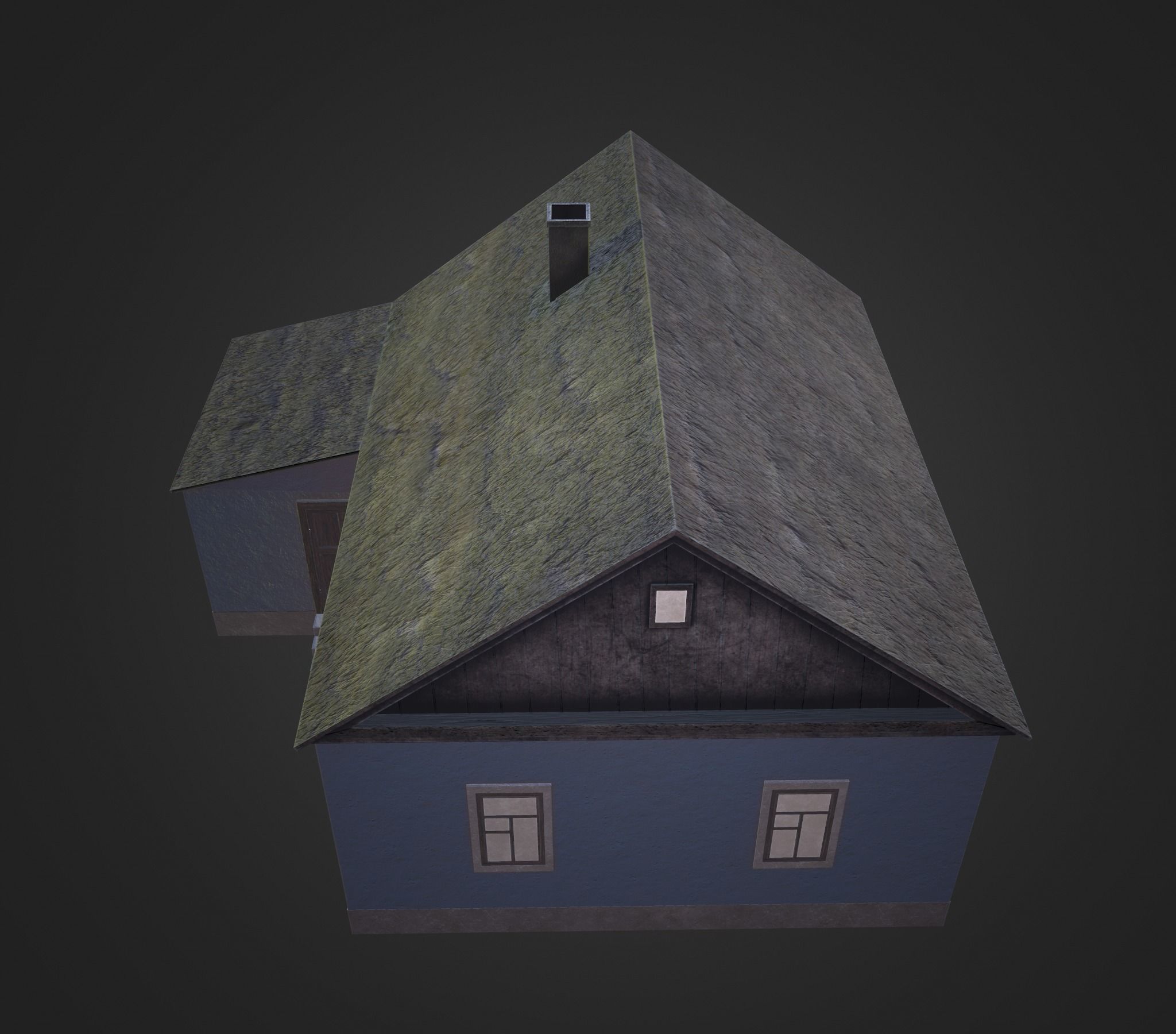 Village building II 3D model_10
