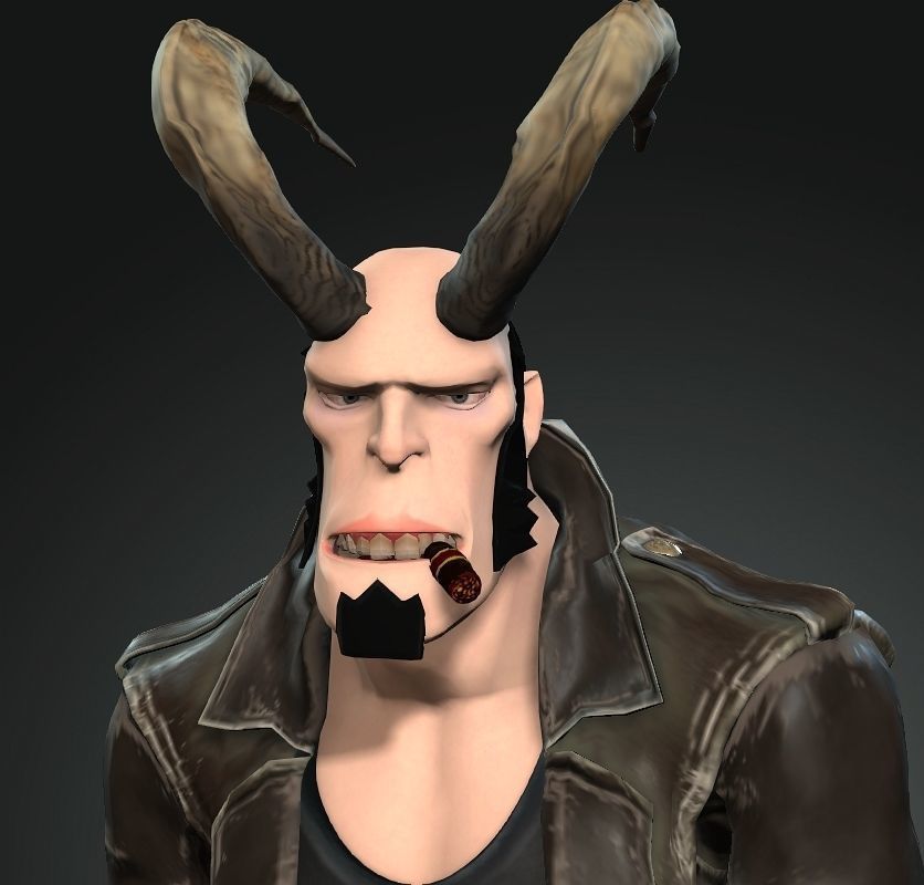 Hell BodY NFT Low-poly 3D model_4