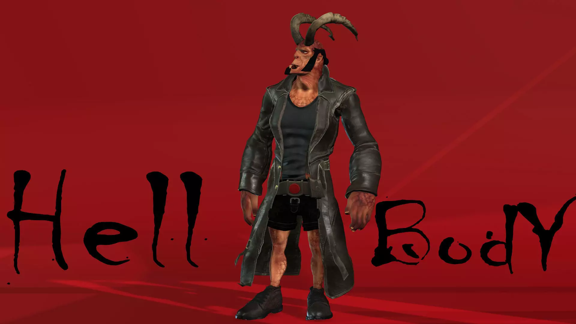 Hell BodY NFT Low-poly 3D model_0