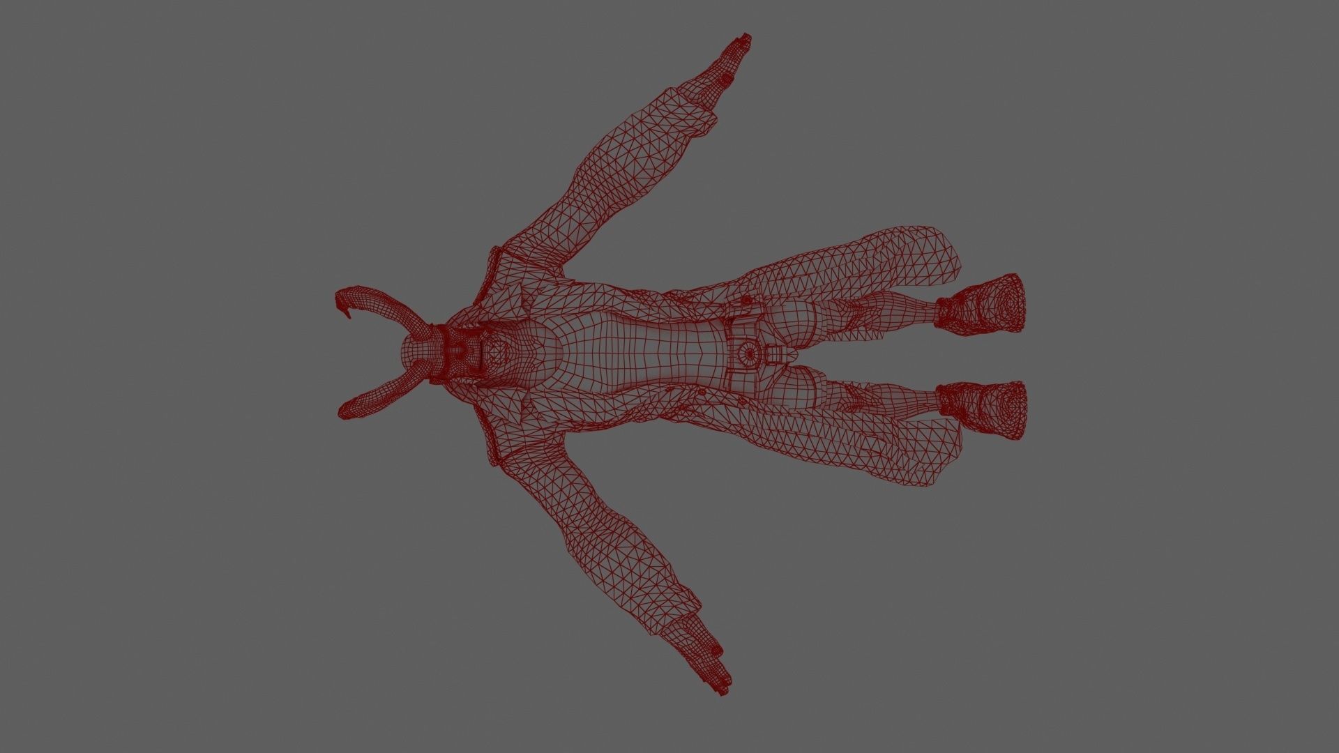 Hell BodY NFT Low-poly 3D model_5