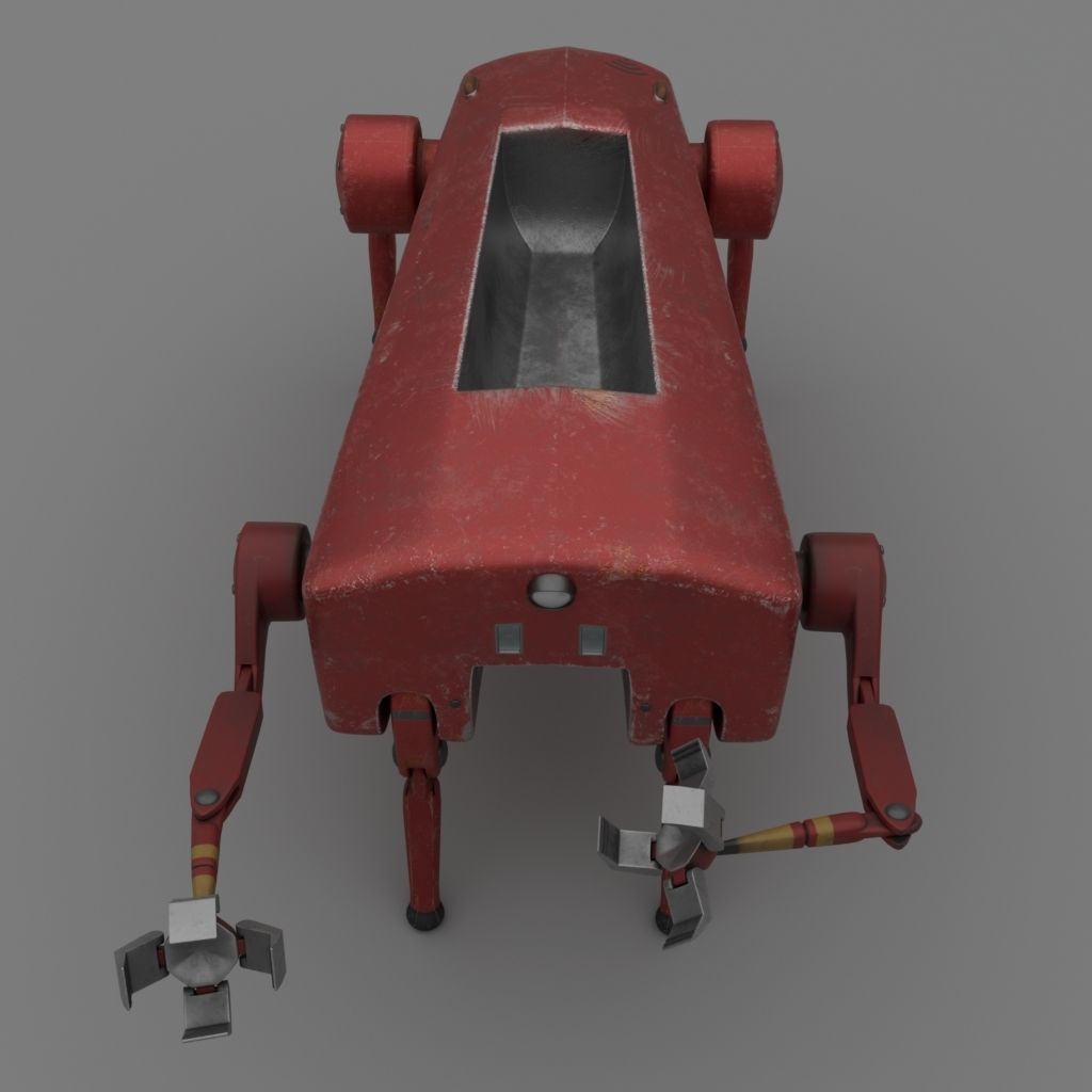 working robot  3D model_2