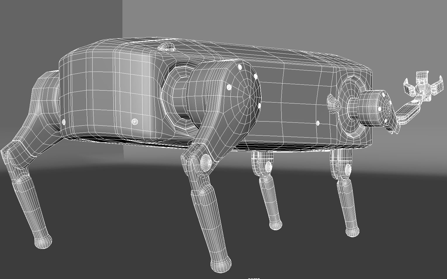 working robot  3D model_9