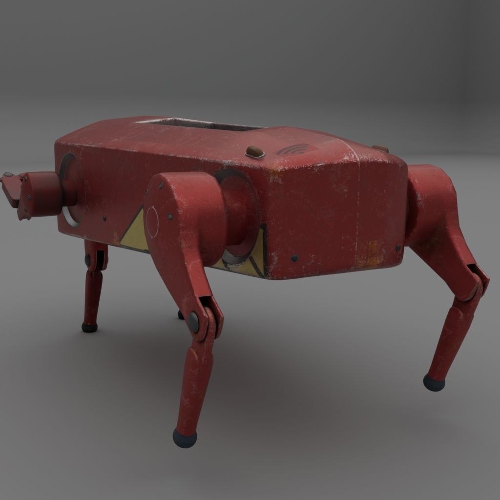 working robot  3D model_3