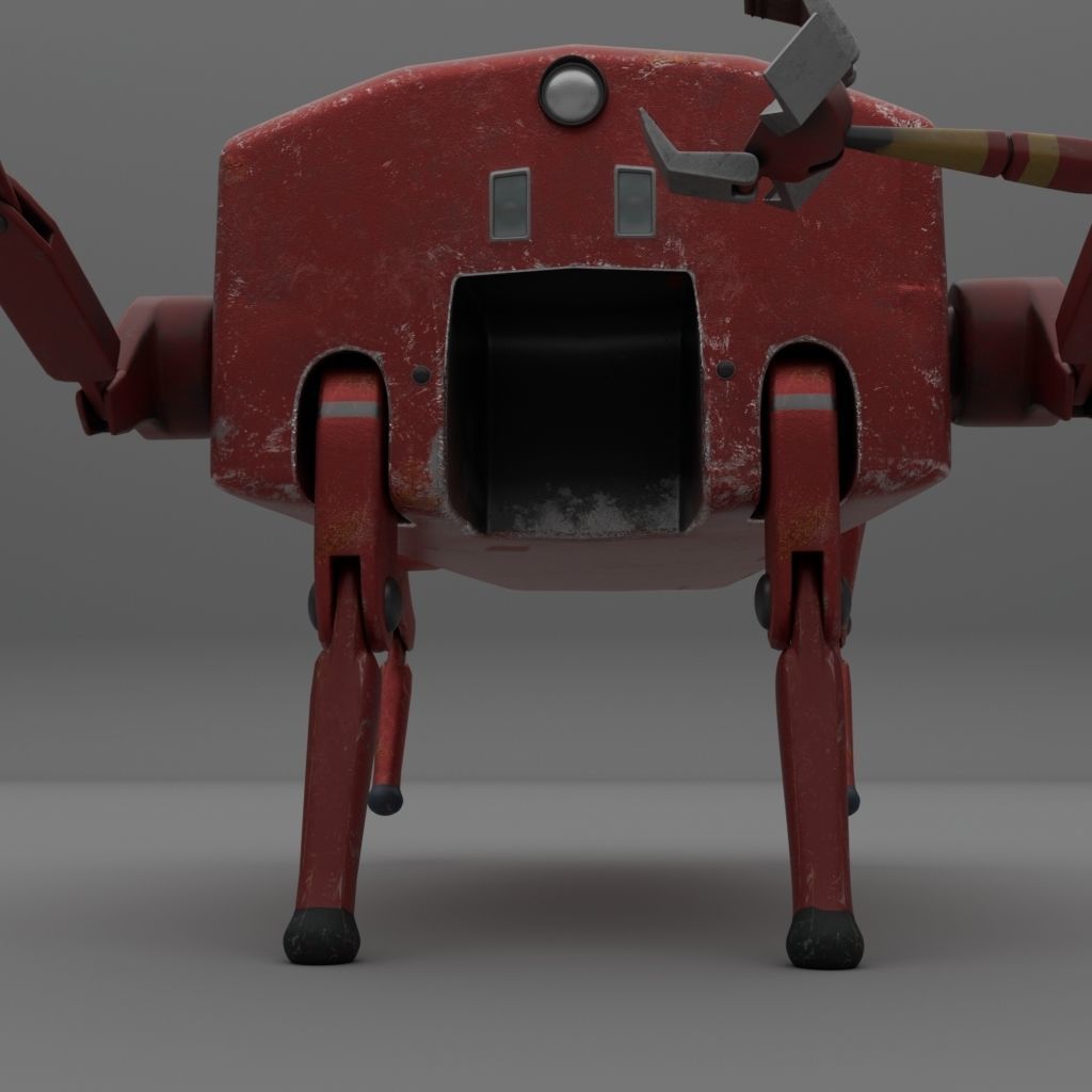 working robot  3D model_6
