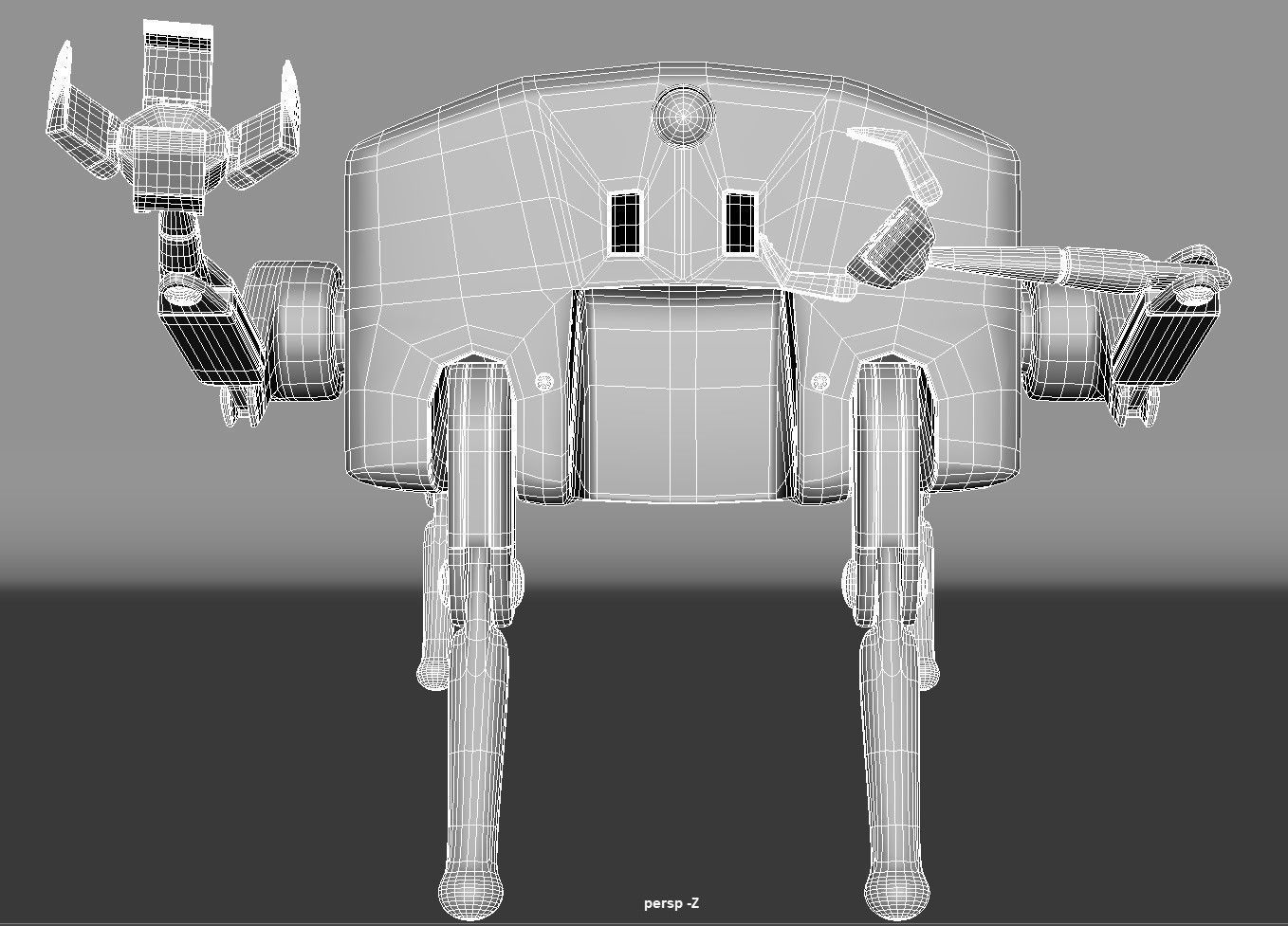 working robot  3D model_7