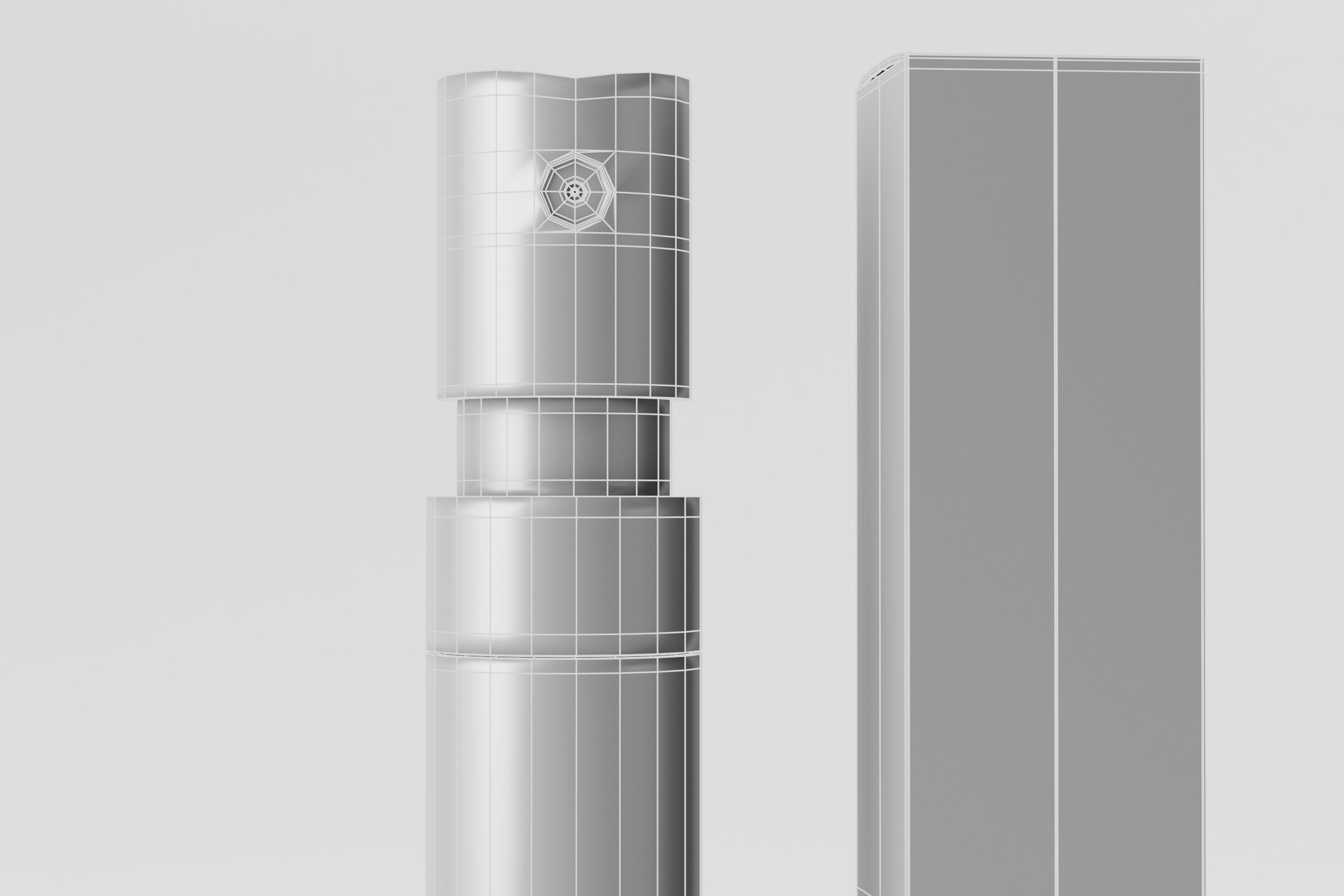 Perfume atomizer spray  Low-poly 3D model_7