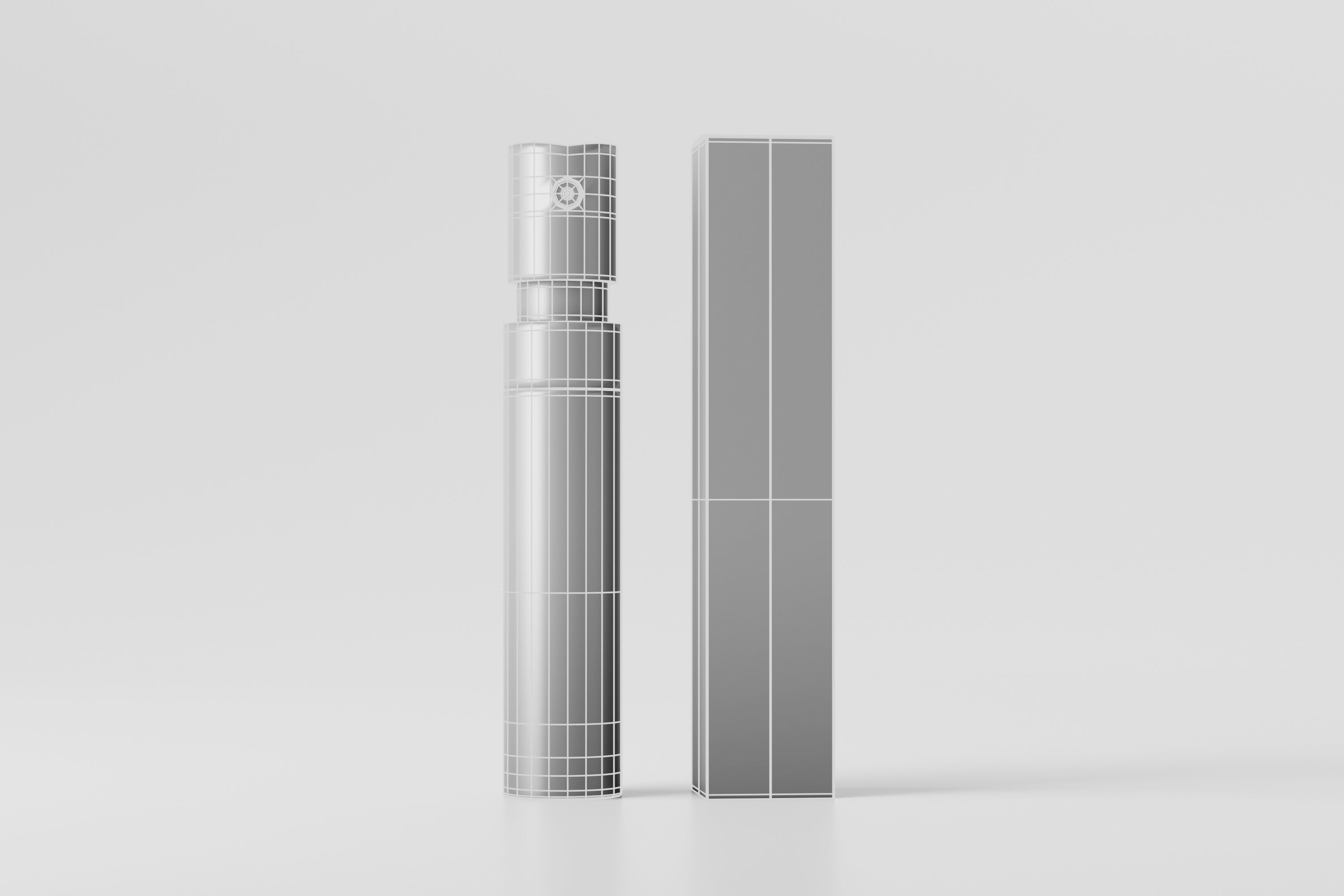 Perfume atomizer spray  Low-poly 3D model_6