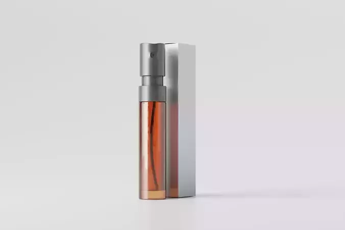 Perfume atomizer spray  Low-poly 3D model