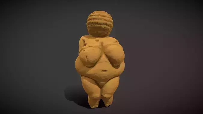 Venus of Willendorf Low-poly 3D model
