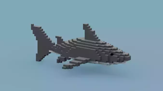 Voxel Shark