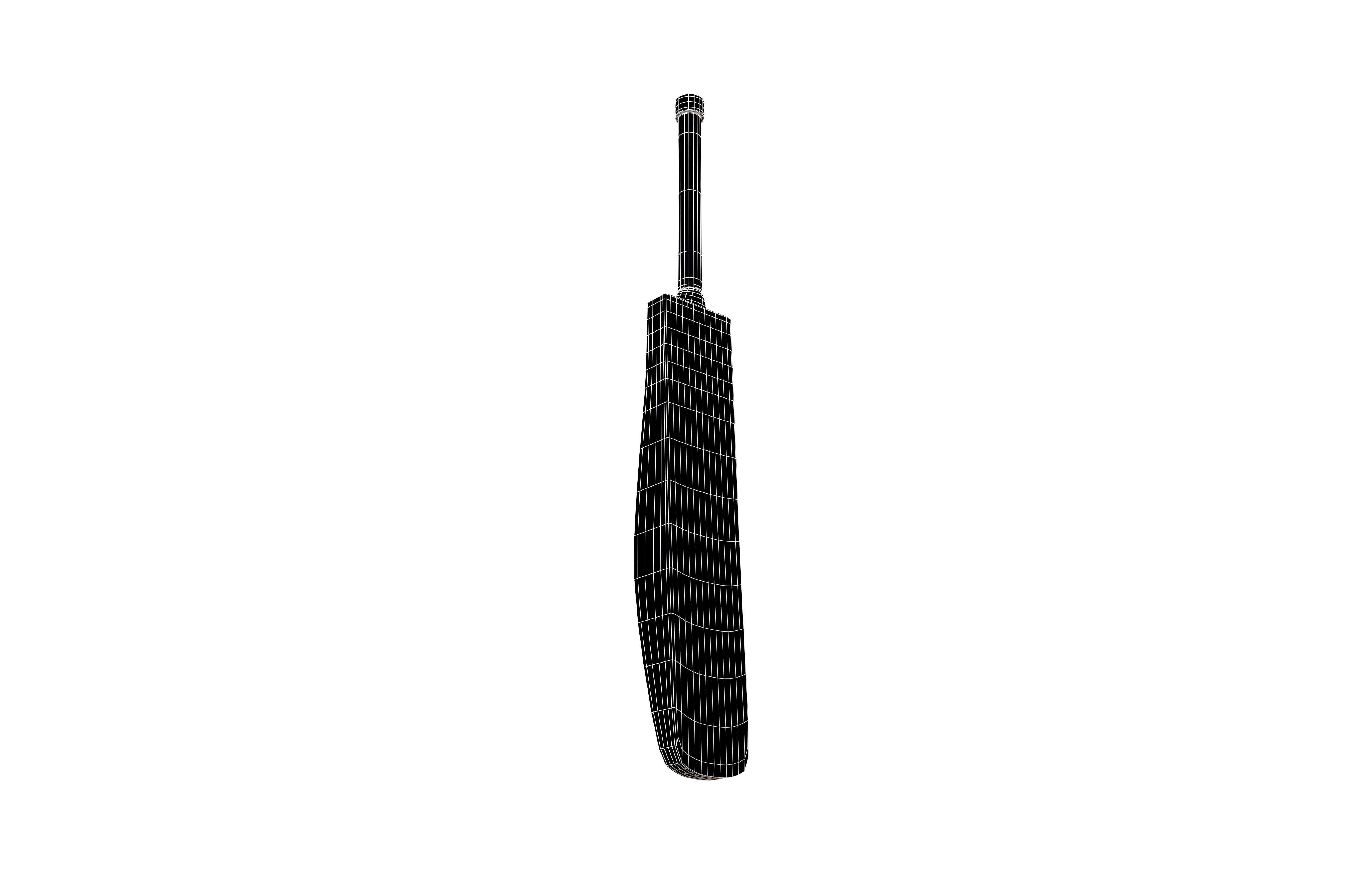 Cricket Bat v1 002 Low-poly 3D model_5