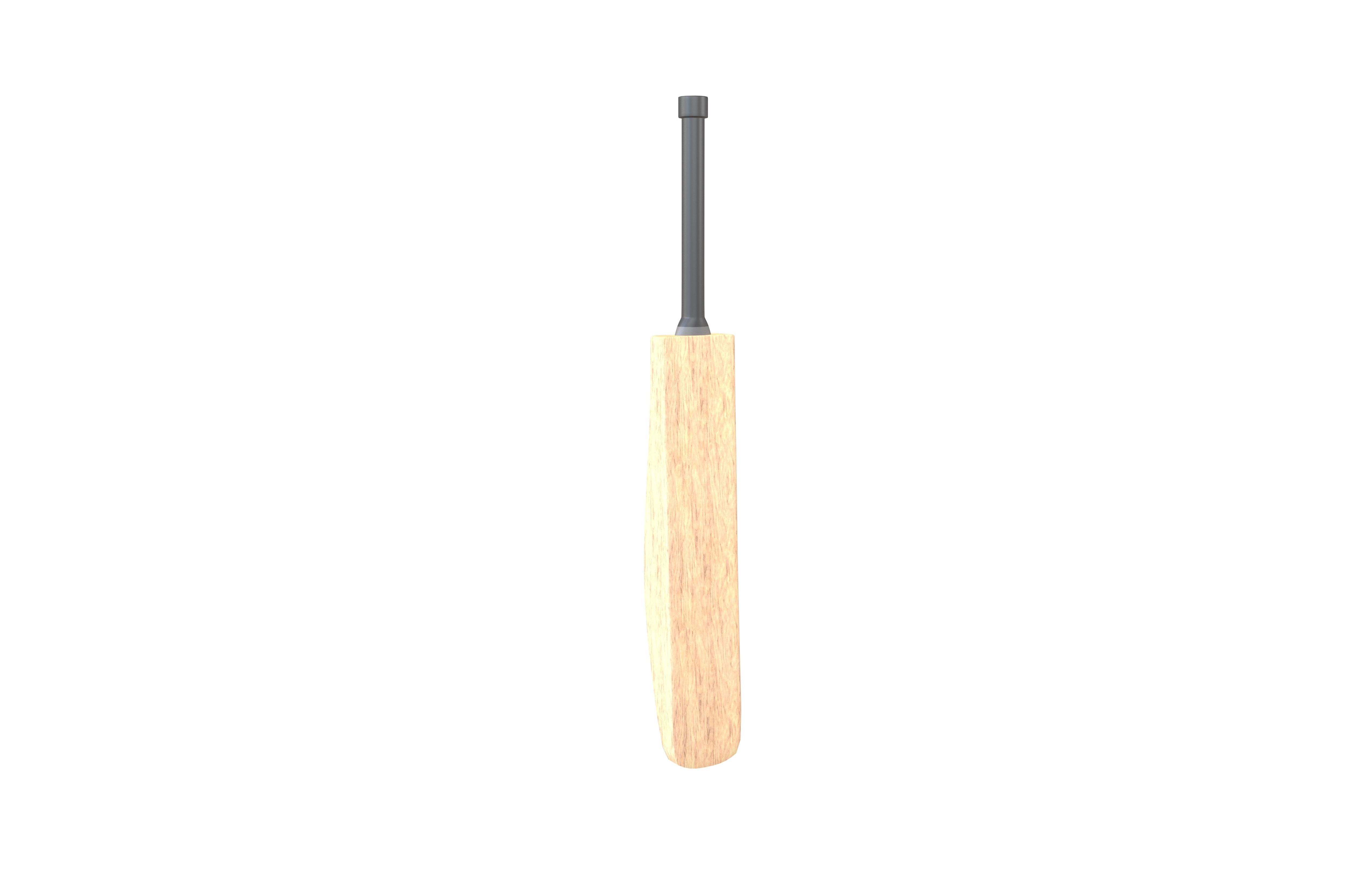 Cricket Bat v1 002 Low-poly 3D model_3