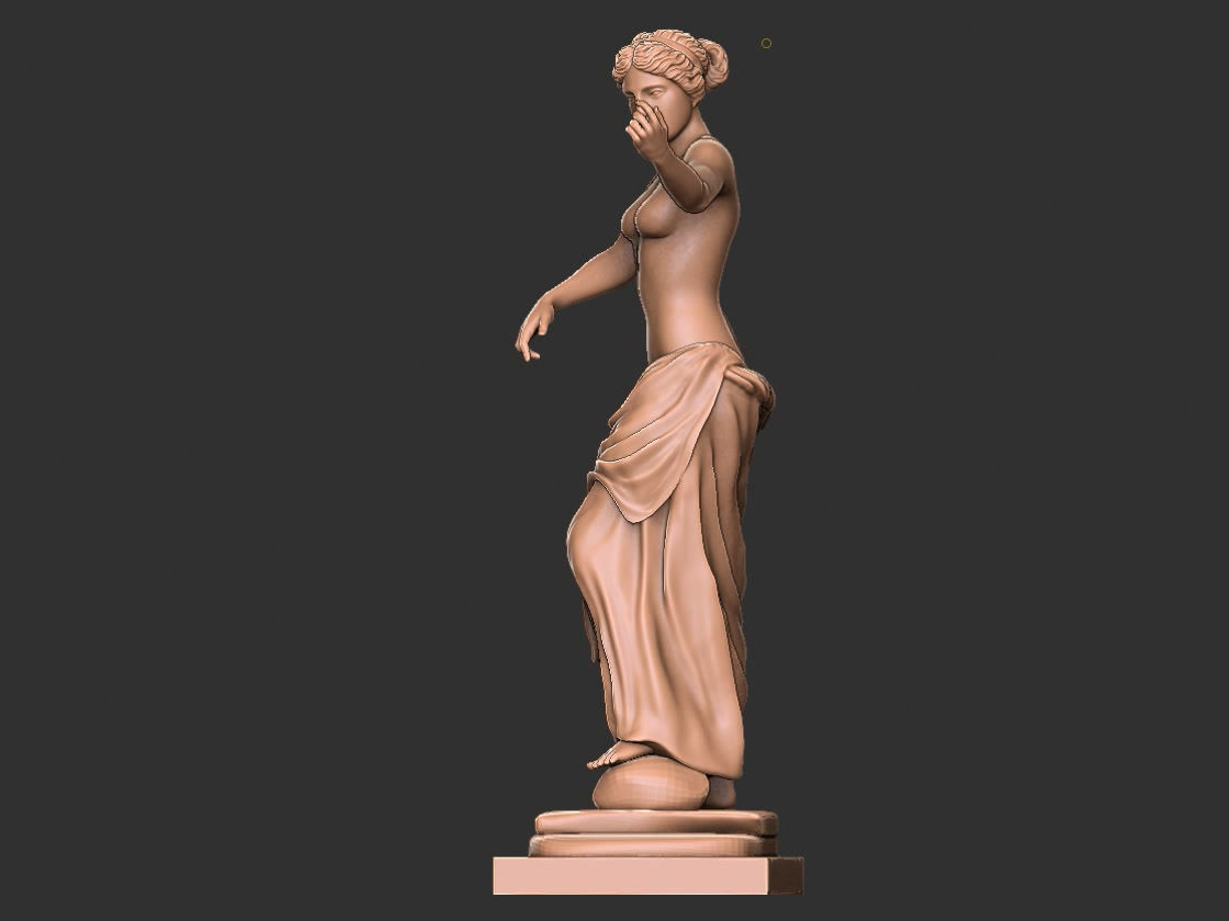 Goddess of Love venus statue 3D print model_12