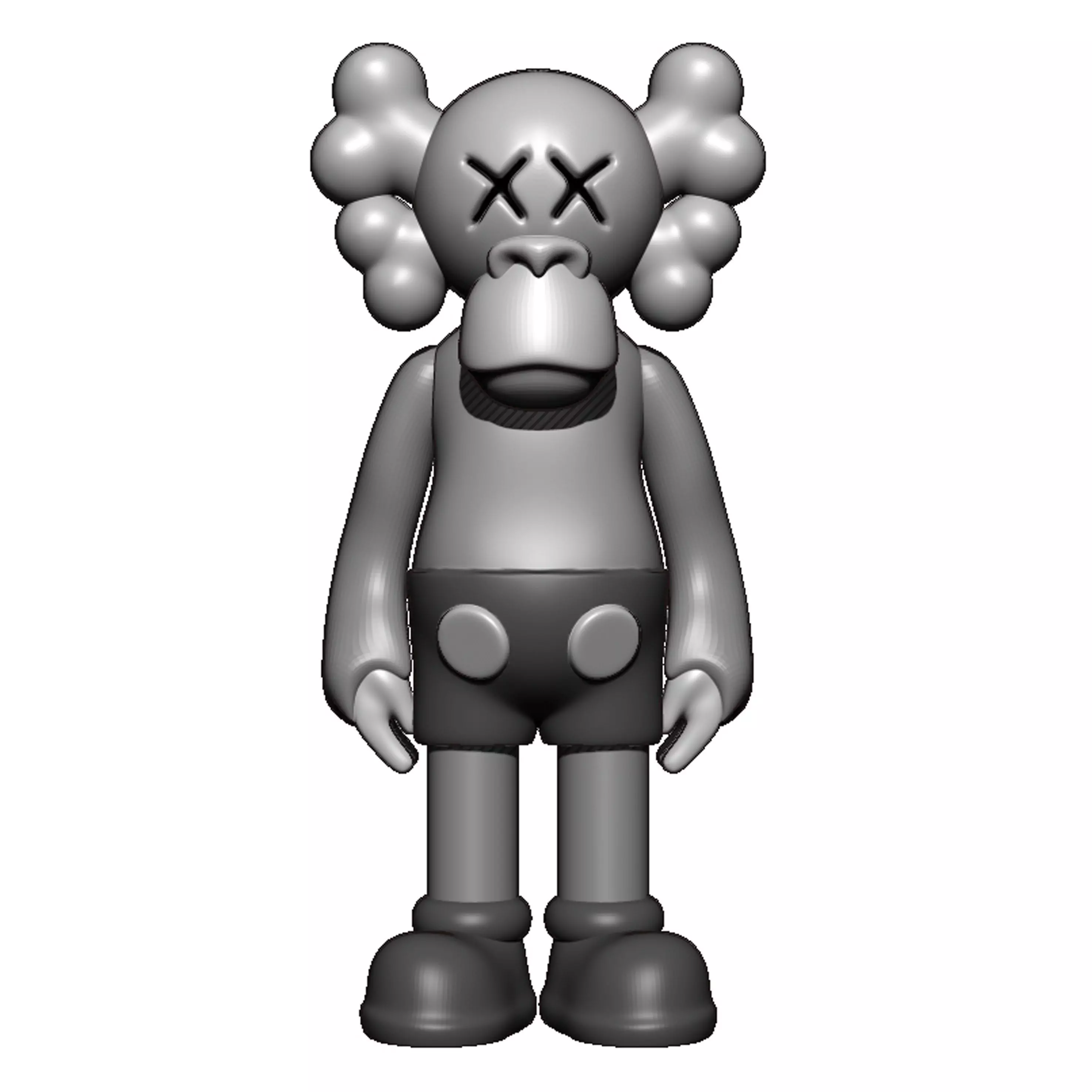 Bored Kaws 3D print model