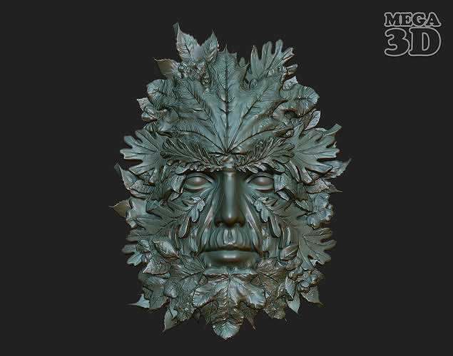 Green Man 220831 3D print model