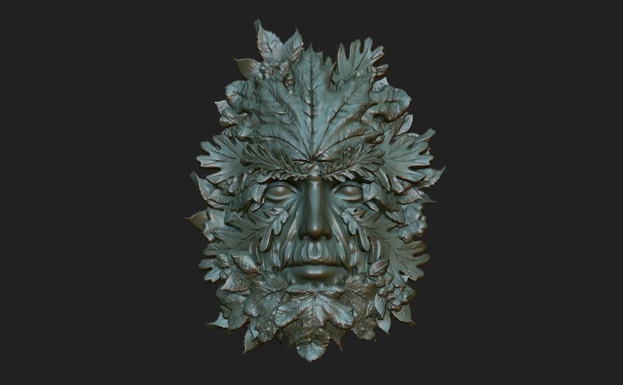 Green Man 220831 3D print model_1