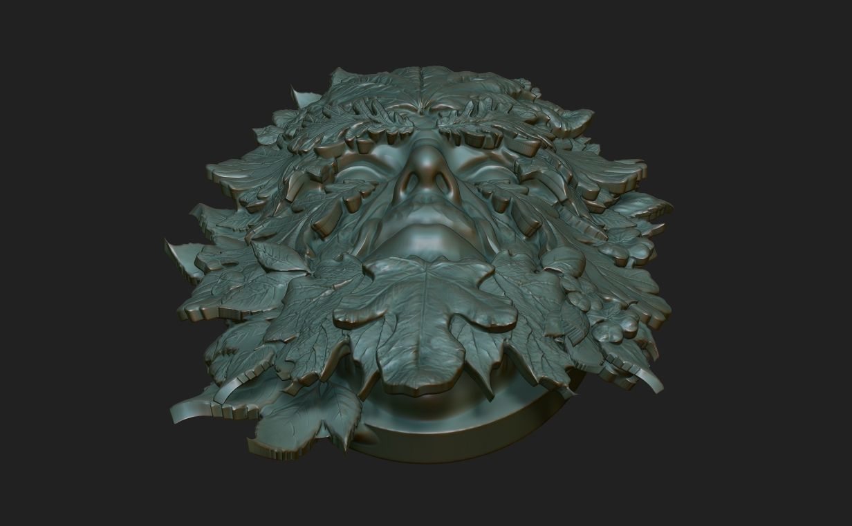 Green Man 220831 3D print model_14