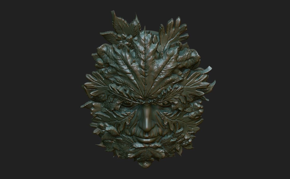 Green Man 220831 3D print model_17