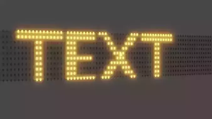 LED SIGN BOARD 3D model