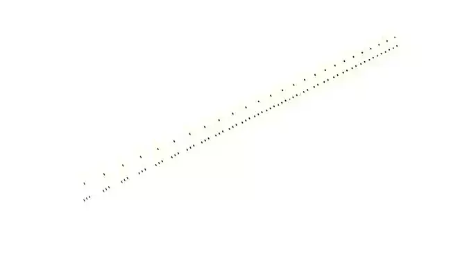 Drawing Line With Dominoes