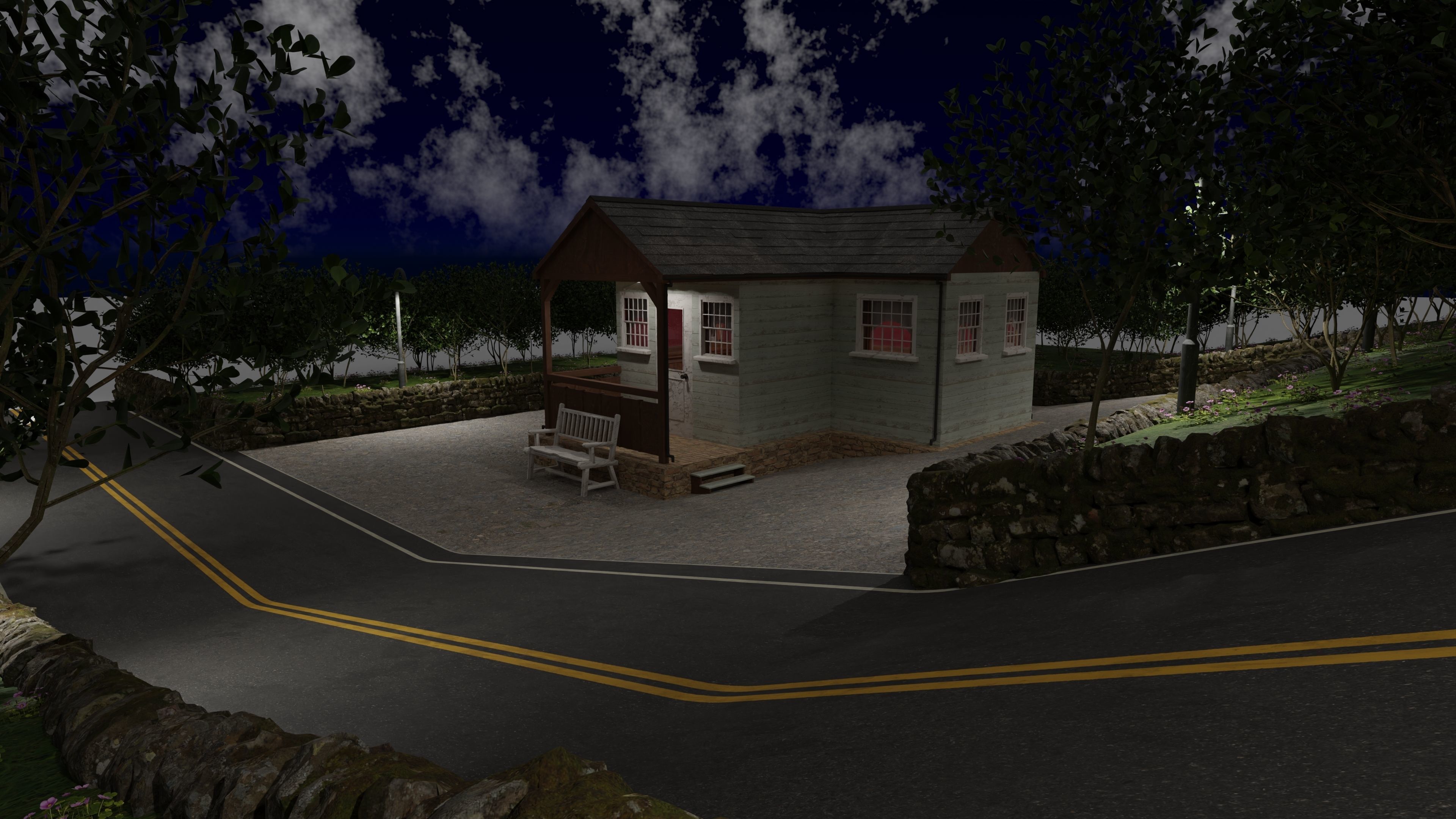 Cabin In The Woods 3D model_5