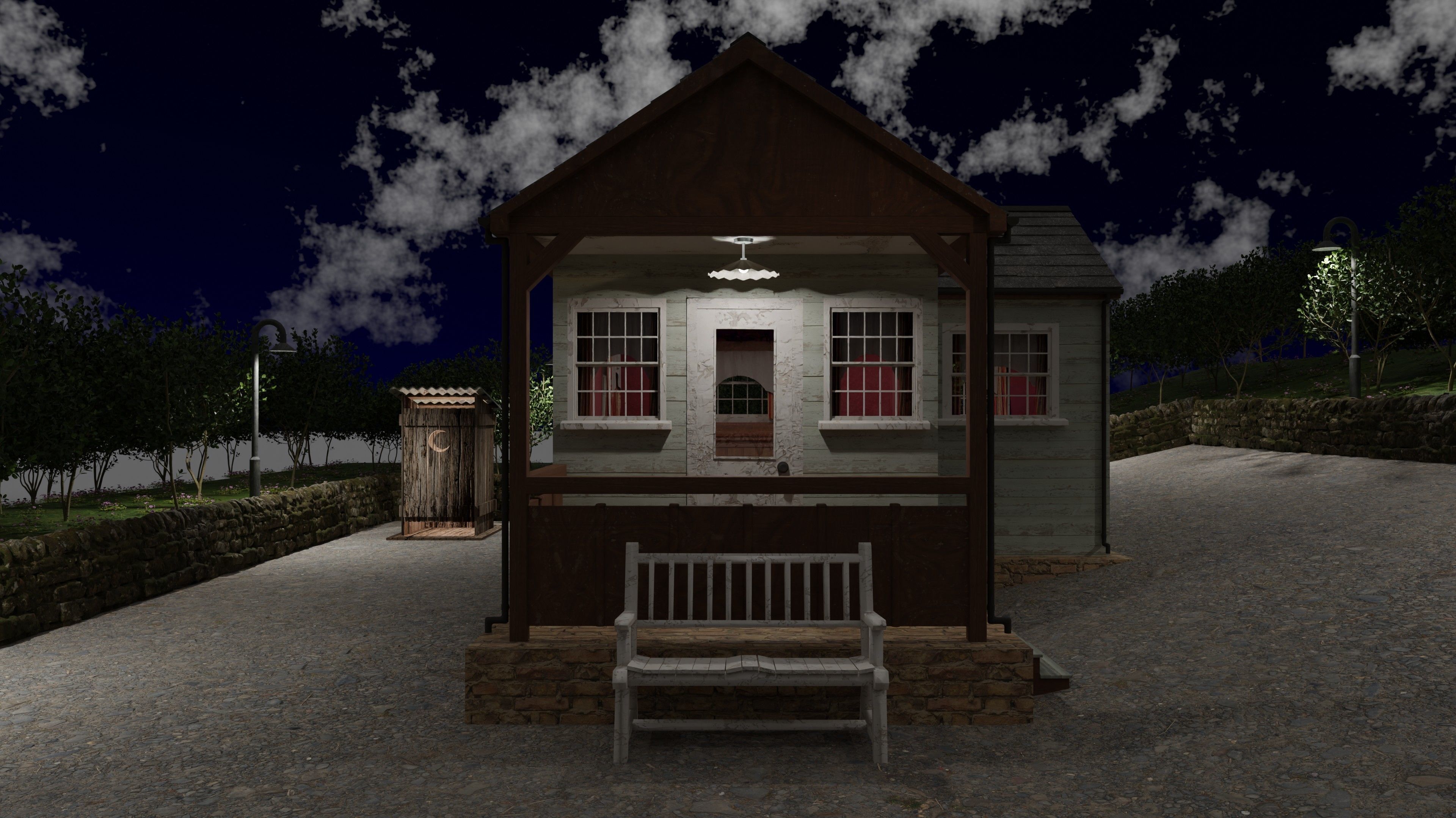 Cabin In The Woods 3D model_7