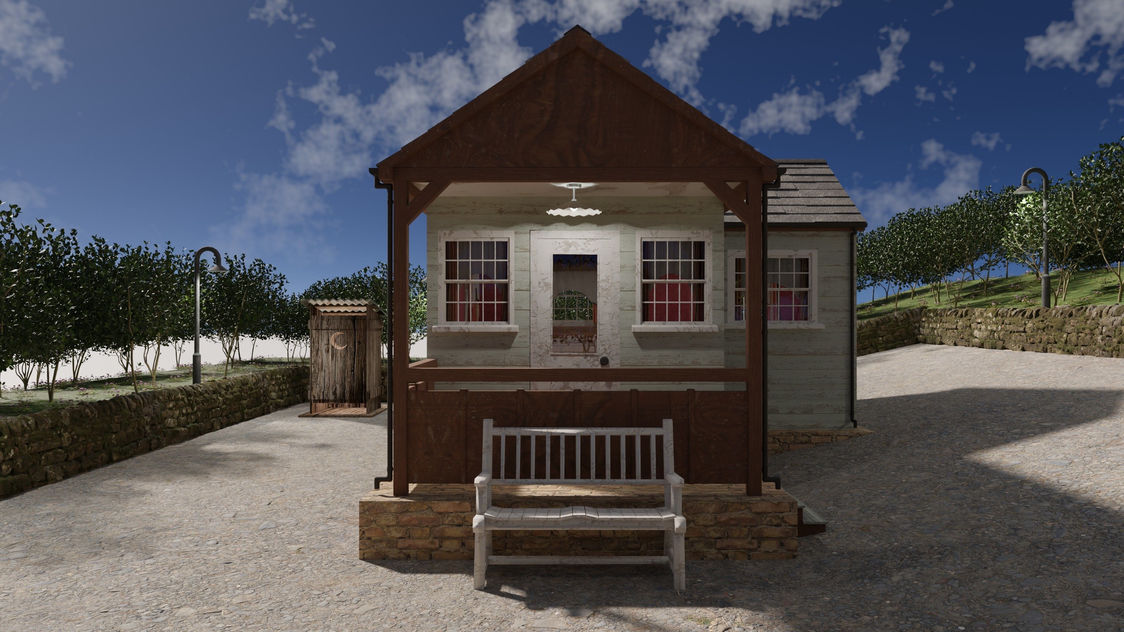 Cabin In The Woods 3D model_6