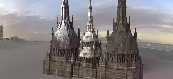 Barbarian Twin Towers 2 designs 3D model